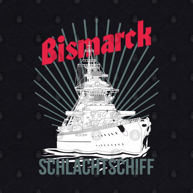 German battleship Bismarck by FAawRay